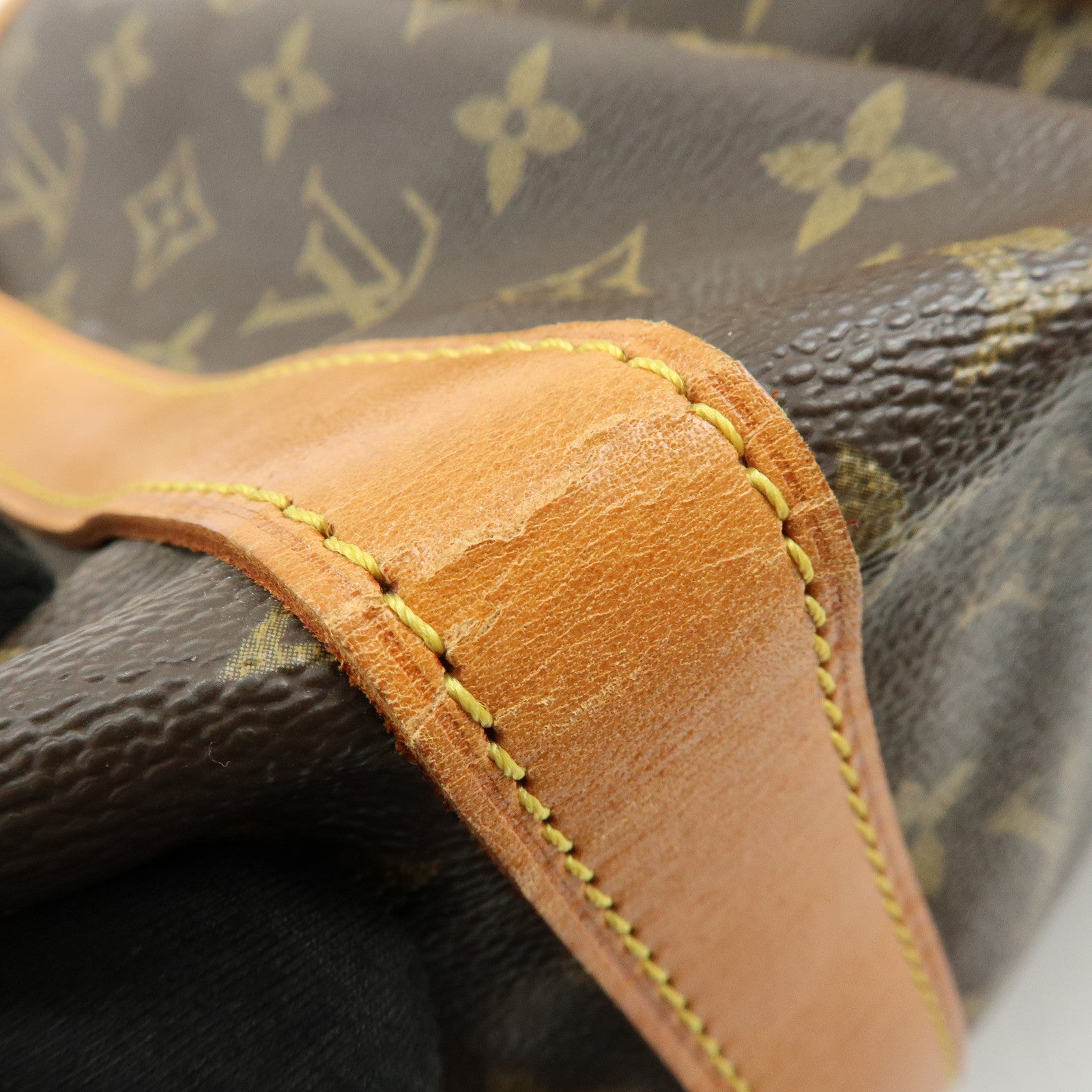 Louis Vuitton Monogram Sac Souple 45 Boston Bag Brown M41624