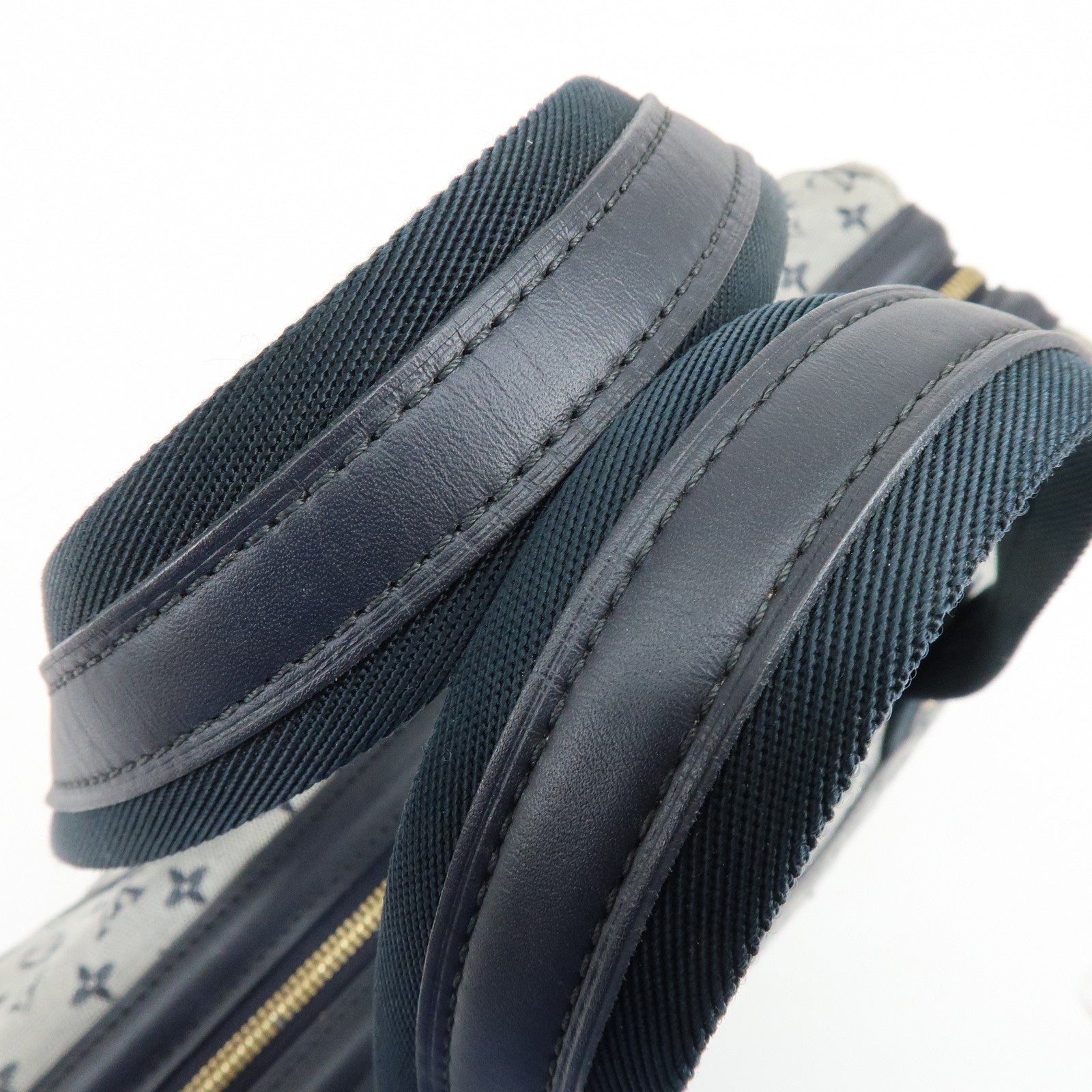 Louis Vuitton Monogram Mini Josephine GM Hand Bag Blue M92211