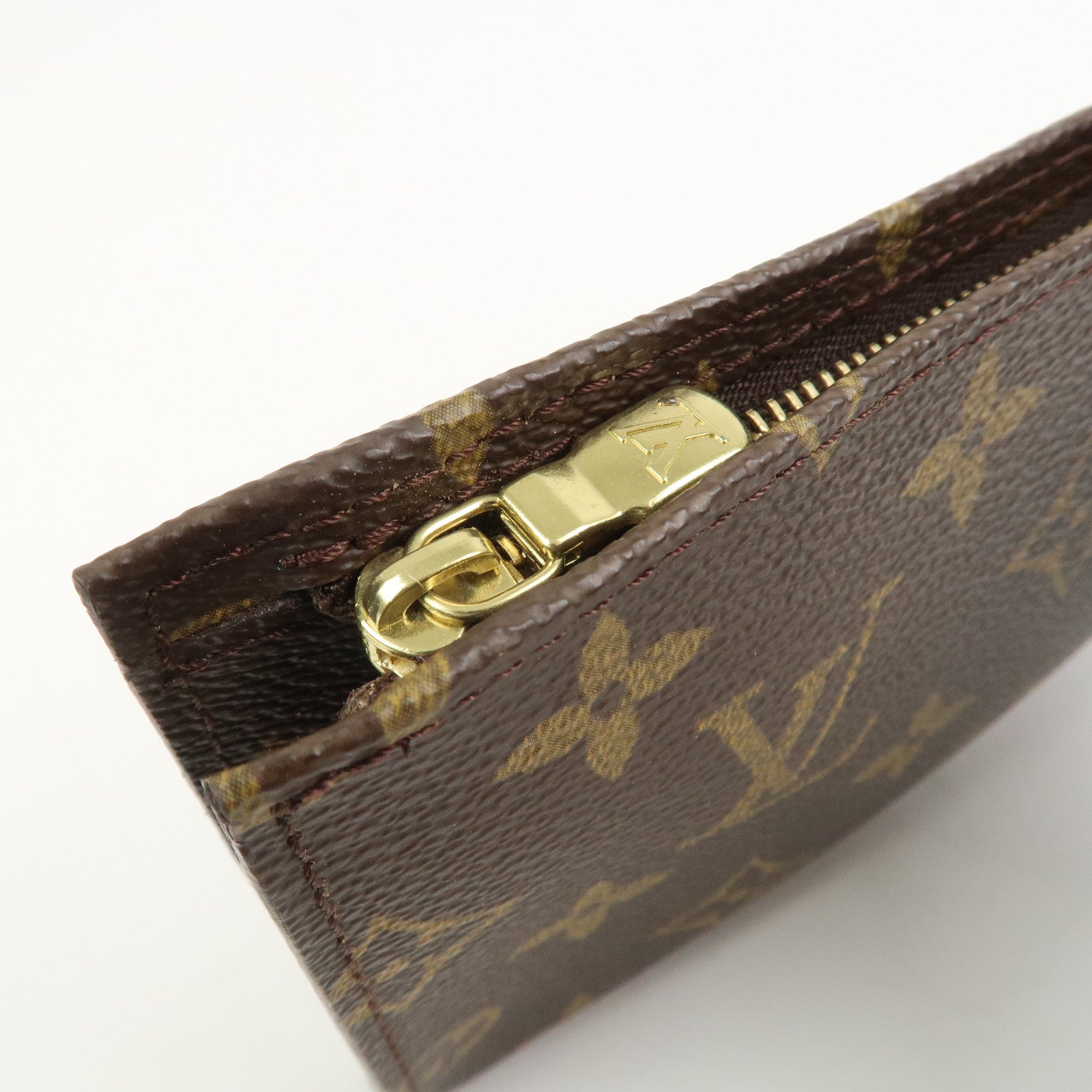 Louis Vuitton Monogram Pouch for Bucket PM Bag Brown