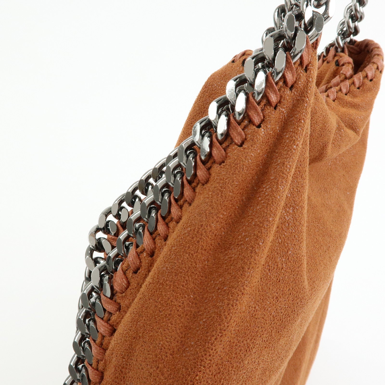 STELLA MCCARTNEY Falabella Polyester 2Way Bag Hand Bag Brown