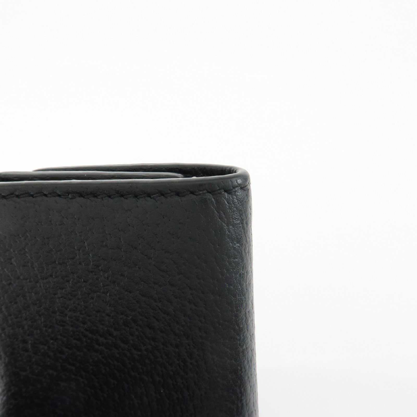 GUCCI GG Marmont Leather 6 Rings Key Case Key Holder Black 435305