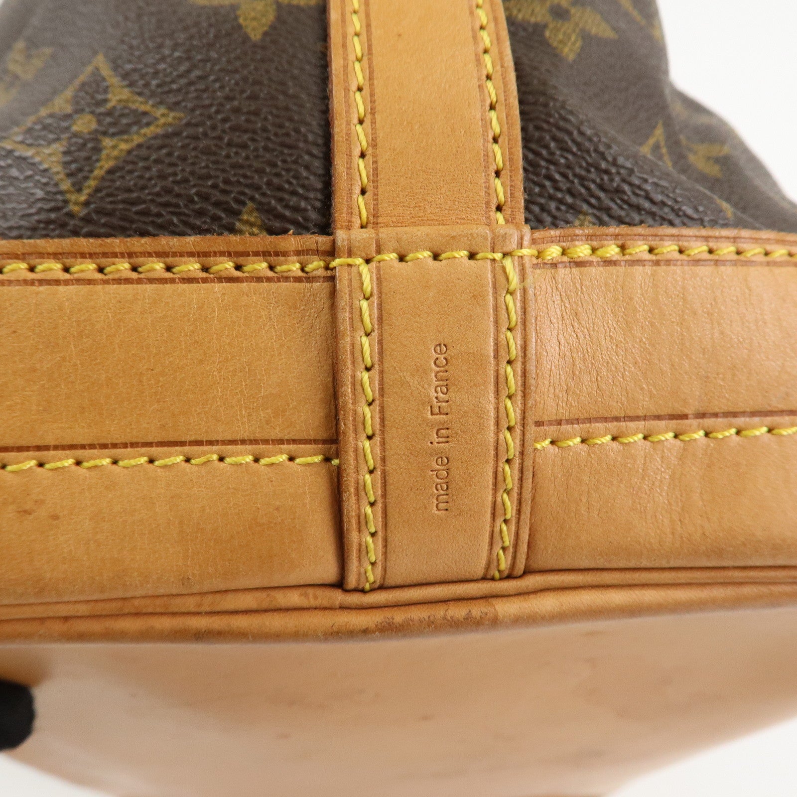 Louis Vuitton Monogram Noe Shoulder Bag Hand Bag Brown M42224 Used