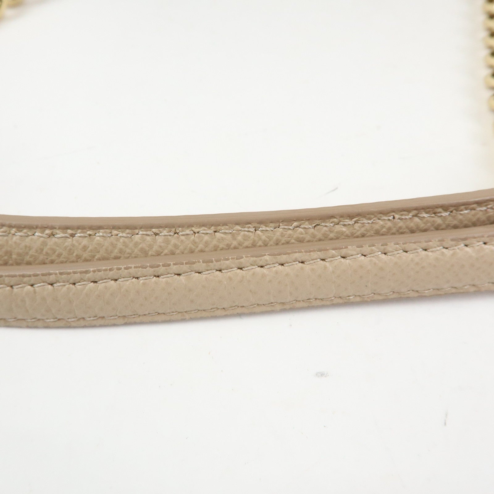 Ferragamo Vara Ribbon Leather Tote Bag Hand Bag Pink Beige