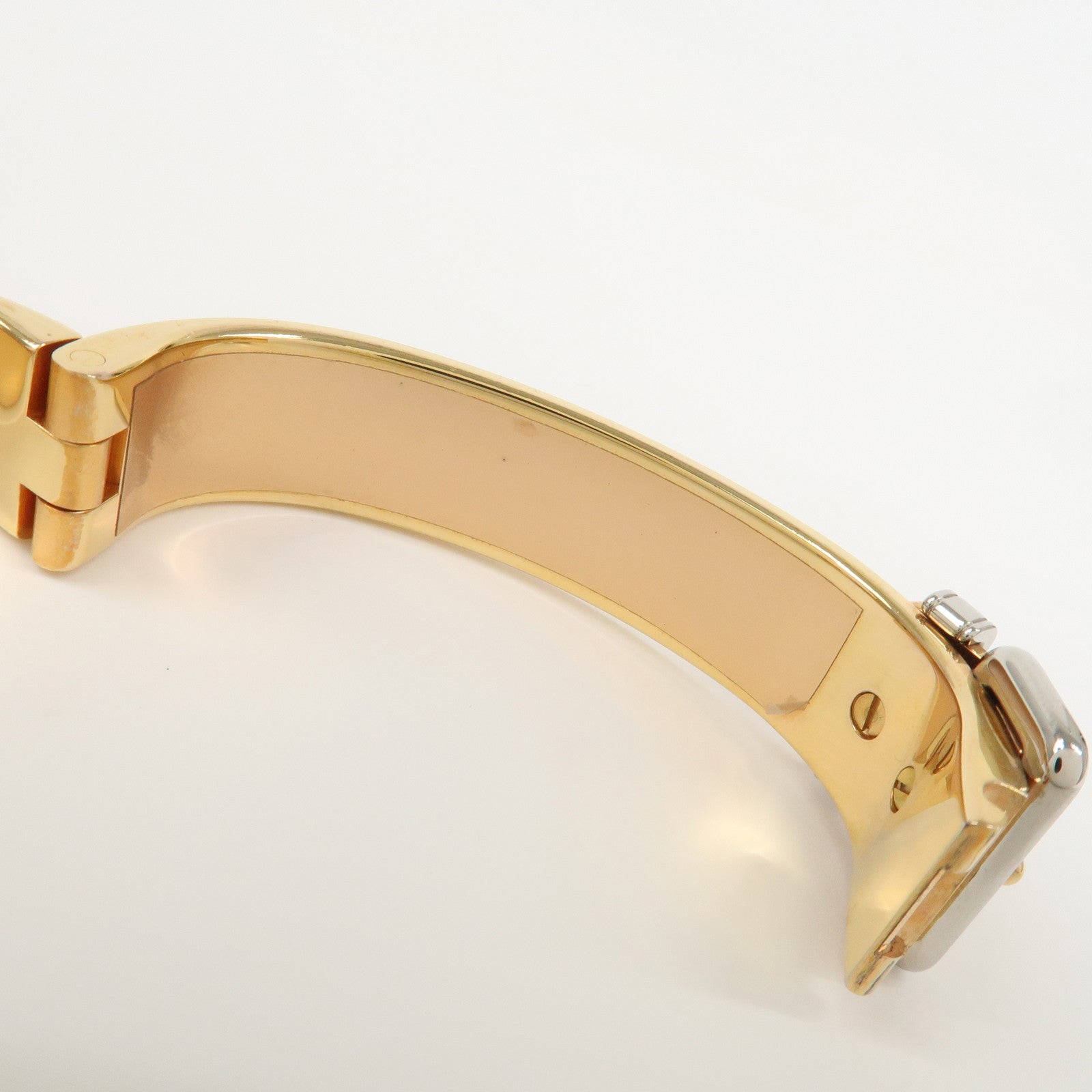 Louis Vuitton Metal Confidential Bracelet Bangle Pink M63133