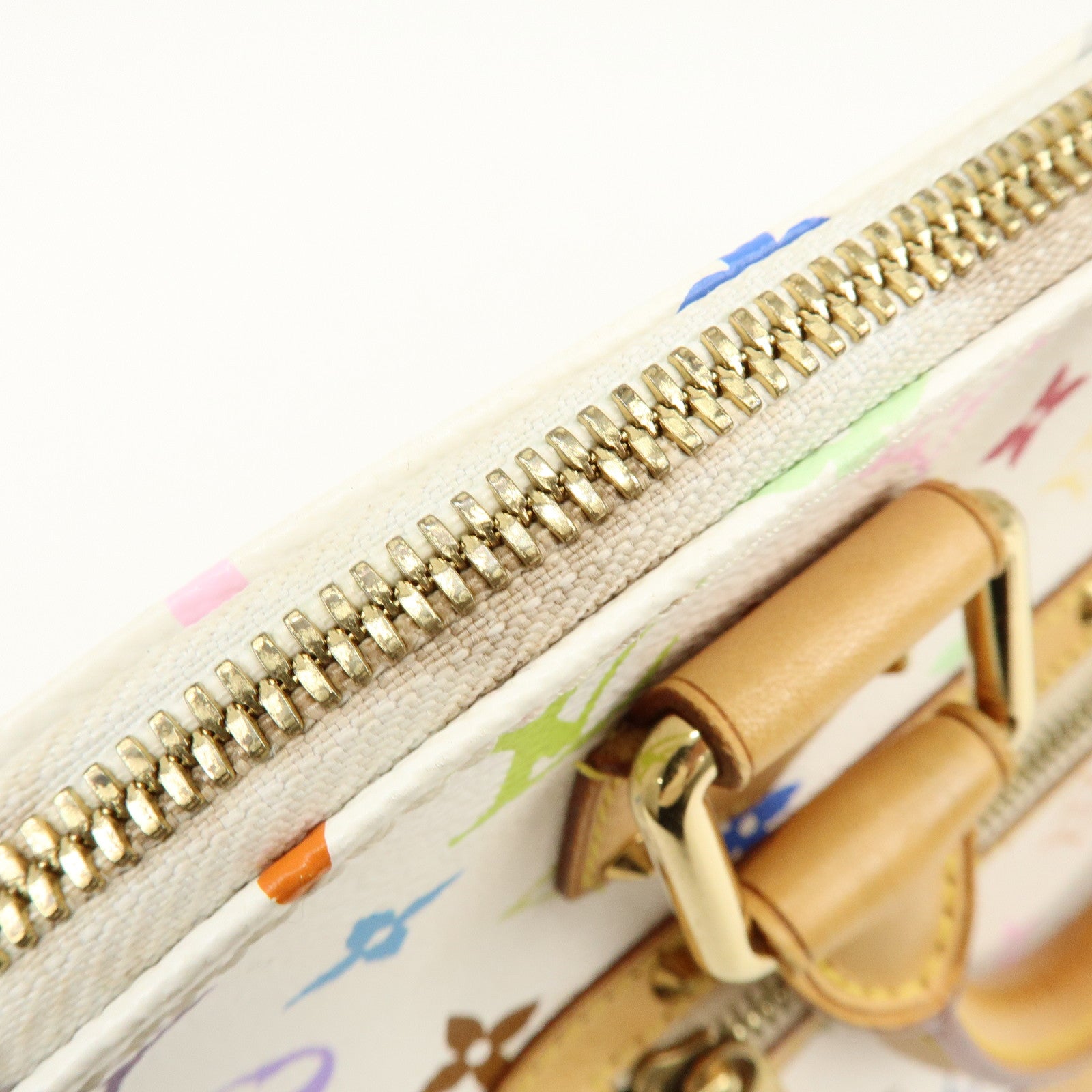 Louis Vuitton Monogram Multicolor Alma PM Hand Bag Blanc M92647