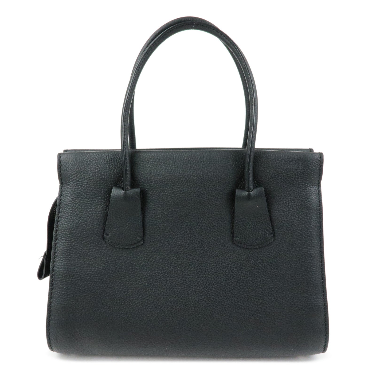 TOD’S Leather Tote Bag Hand Bag Black
