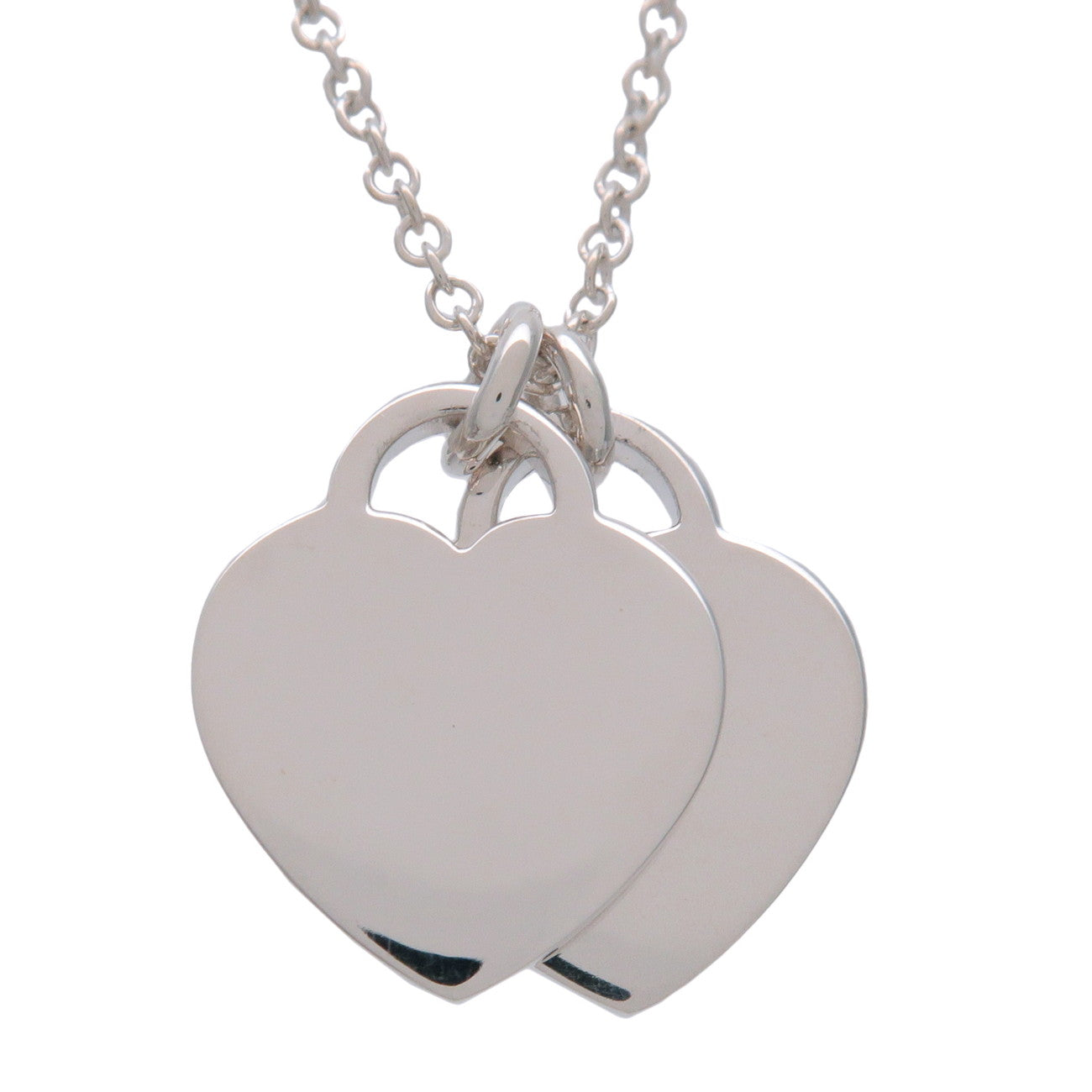 Tiffany & Co Return to Tiffany Double Heart Tag 1P Diamond Necklace