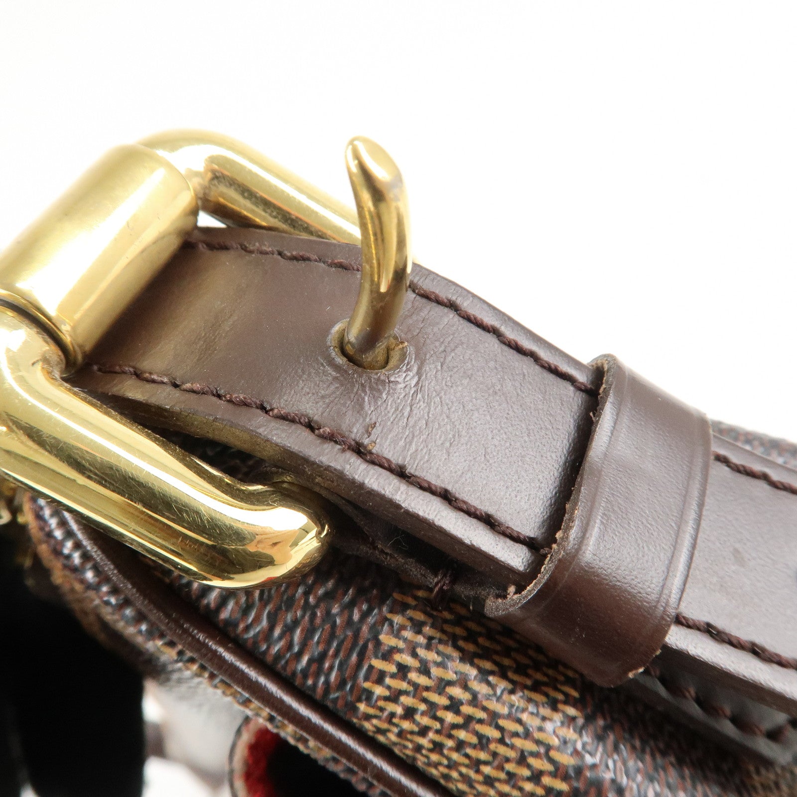 Louis Vuitton Damier Leather Canvas Ravello GM Shoulder Bag N60006 Used