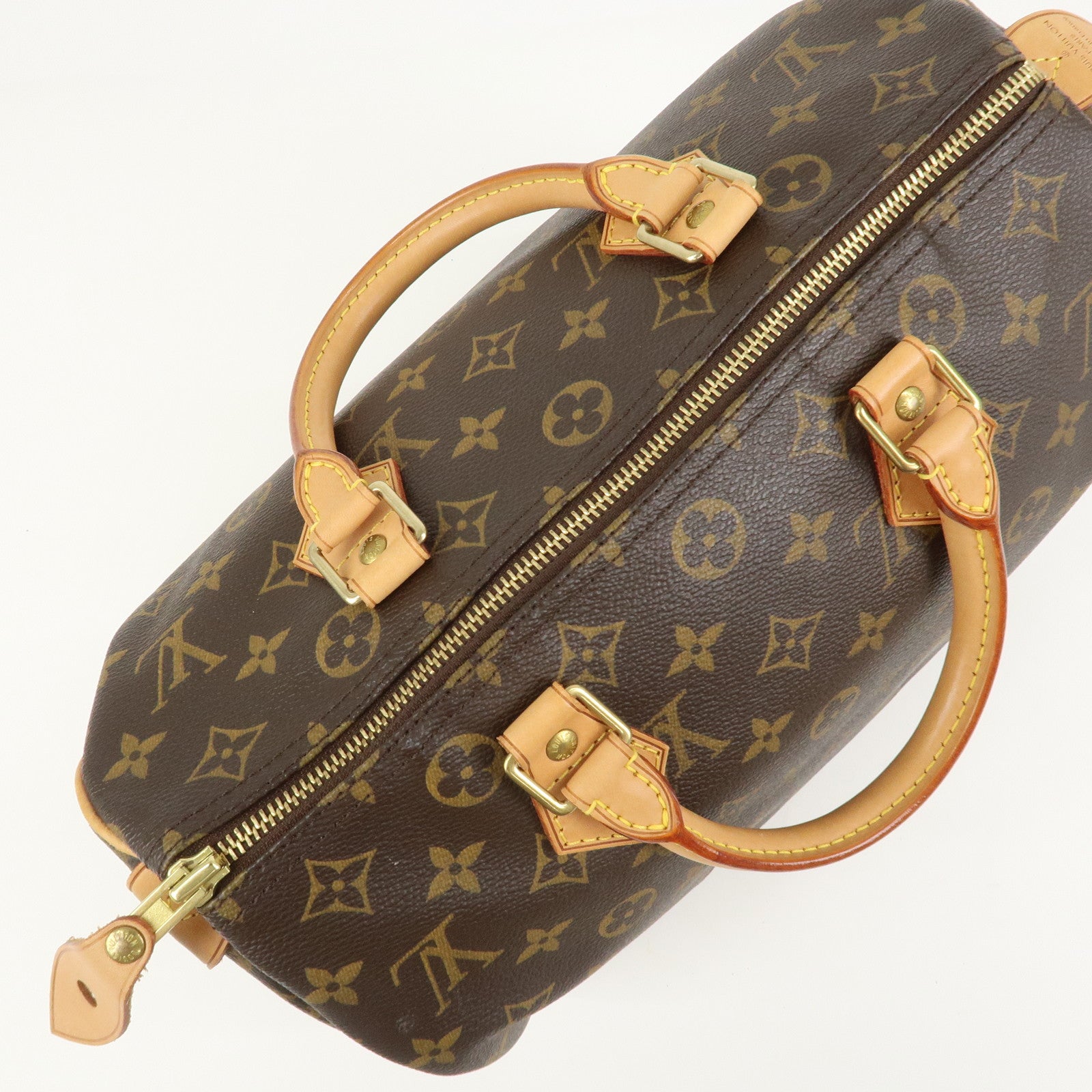 Louis Vuitton Monogram Speedy 30 Boston Bag Hand Bag Brown M41526