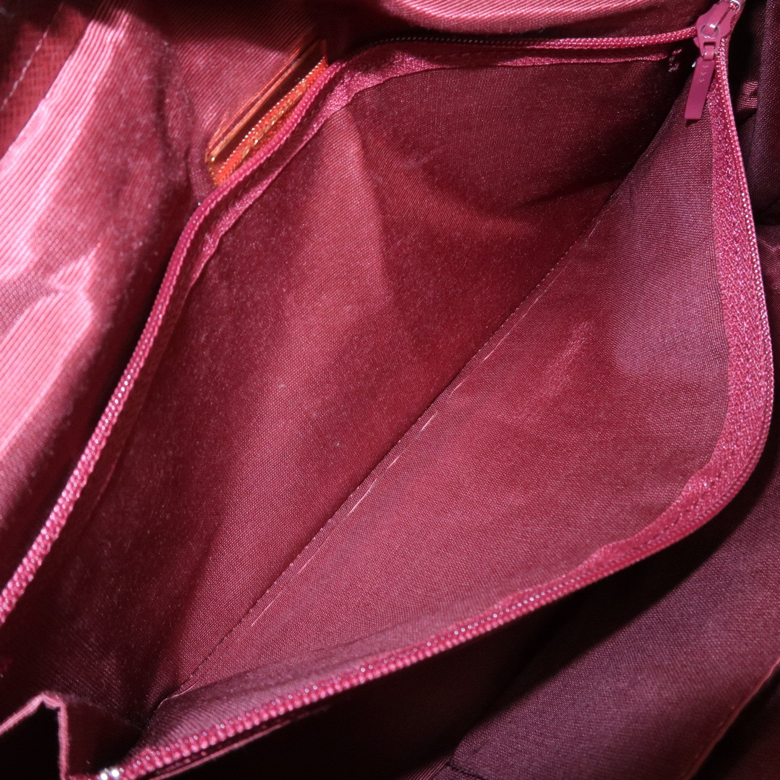 BURBERRY Nova Plaid Canvas Leather Shoulder Hand Bag Beige Bordeaux