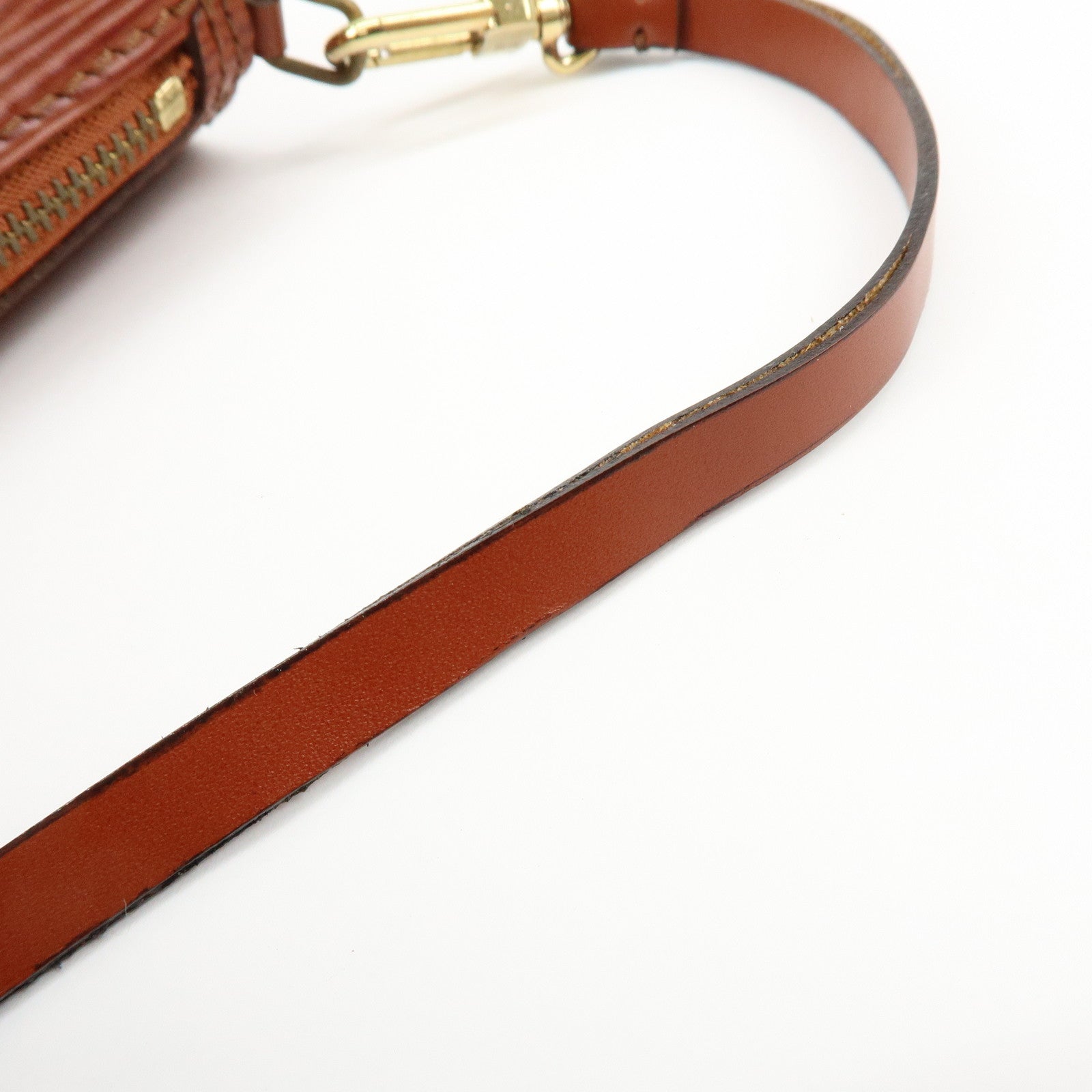 Louis Vuitton Epi Mini Pouch For Soufflot Hand Bag Kenya Brown