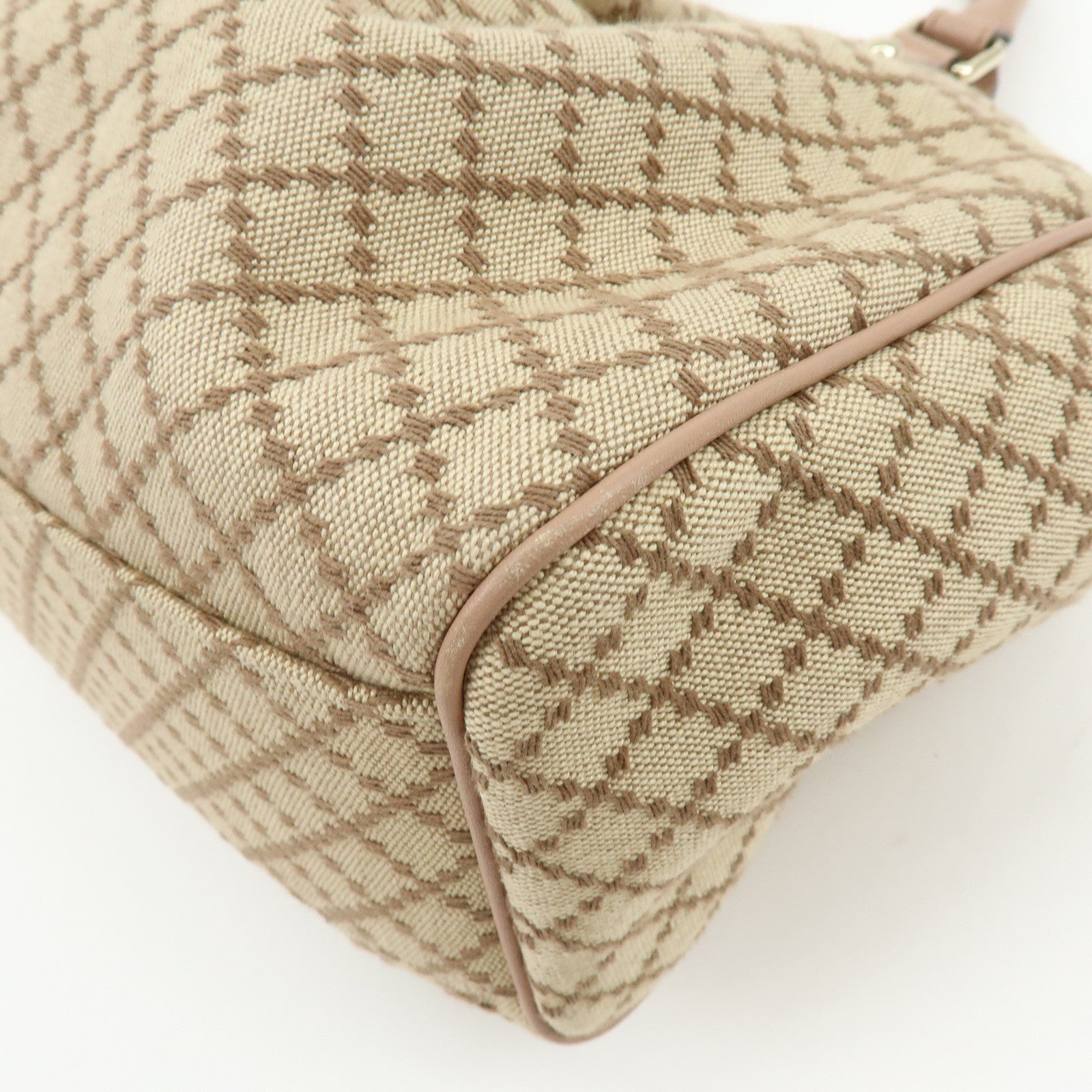 GUCCI Sukey GG Canvas Leather Tote Bag Hand Bag 211944 Authentic Used F/S