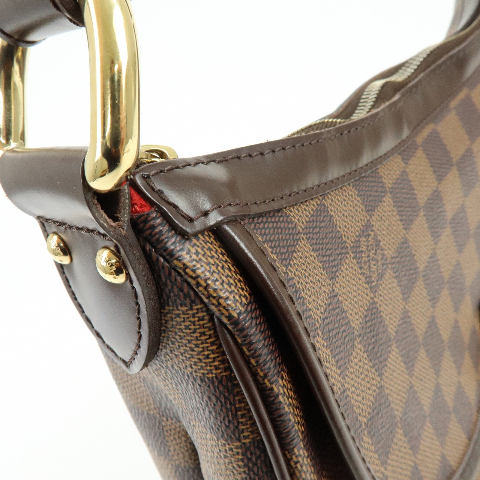 Louis Vuitton Damier Highbury Canvas Shoulder Bag Brown N51200