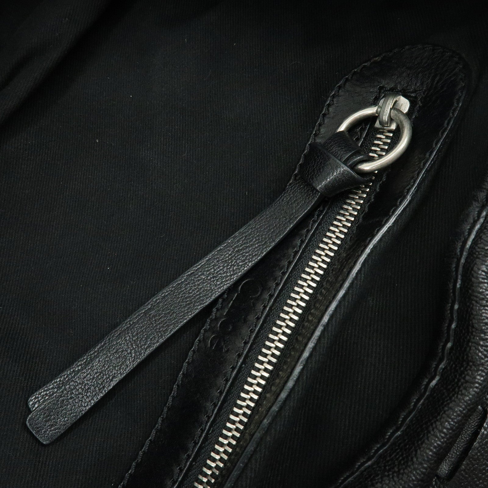 Chloe Kerala  Leather Tote Bag Hand Bag Horseshoe Charm Black