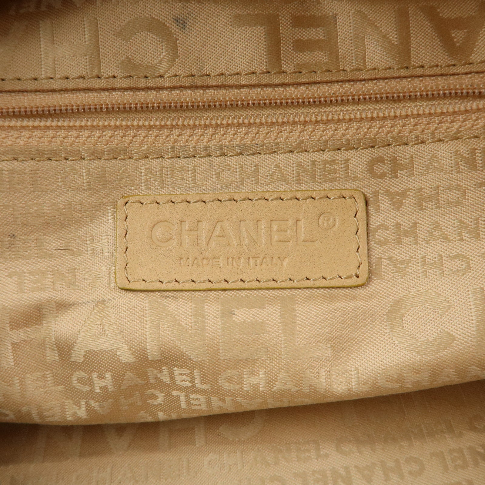 CHANEL Chocolate Bar COCO Mark Caviarskin Mini Boston Bag A26134