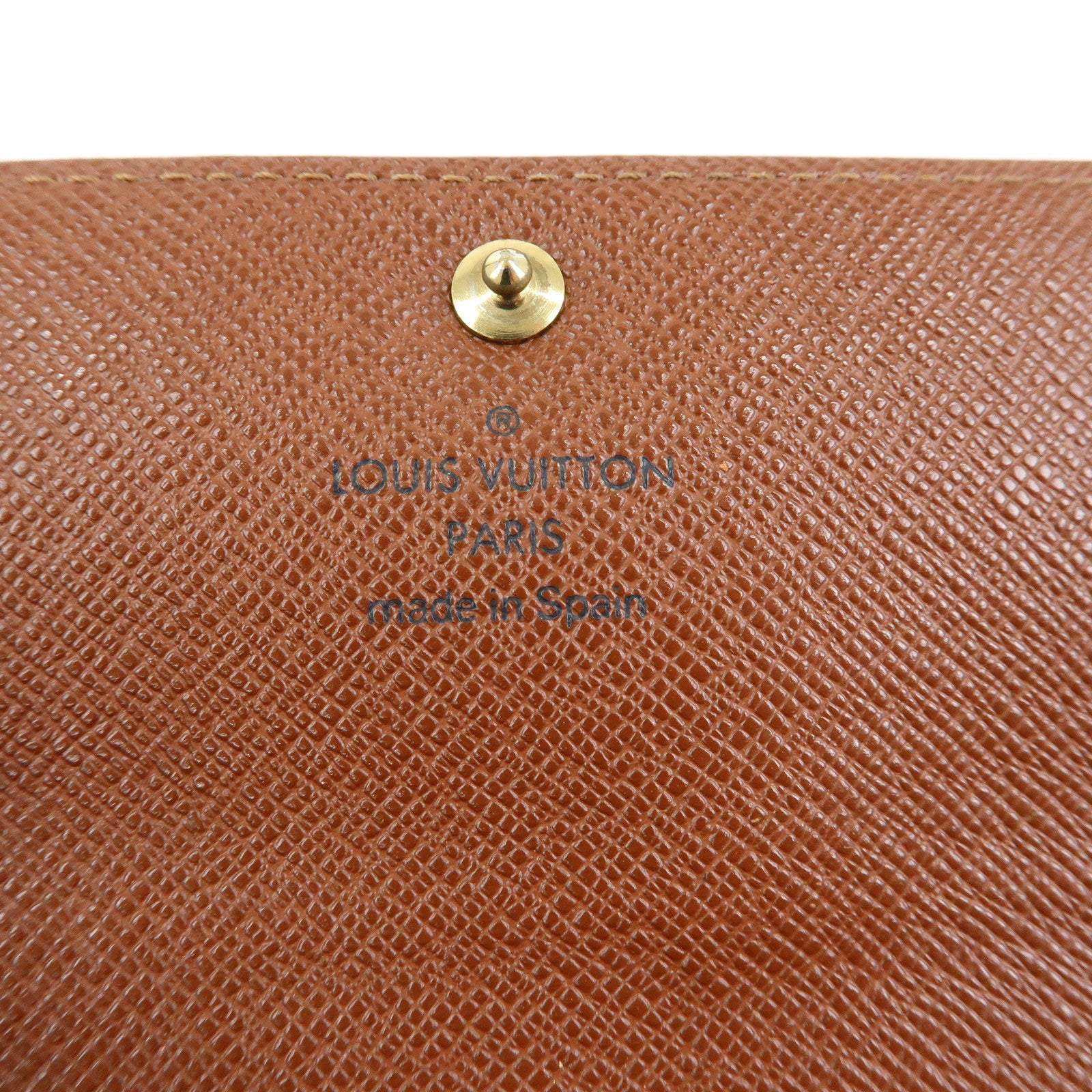 Louis Vuitton Monogram Porte Monnaie Zip Bifold Wallet M61735