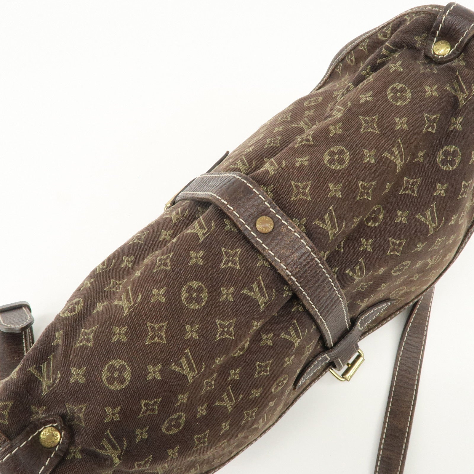 Louis Vuitton Monogram Mini Saumur 30 Hand Bag Brown Canvas Ｍ95227 Used