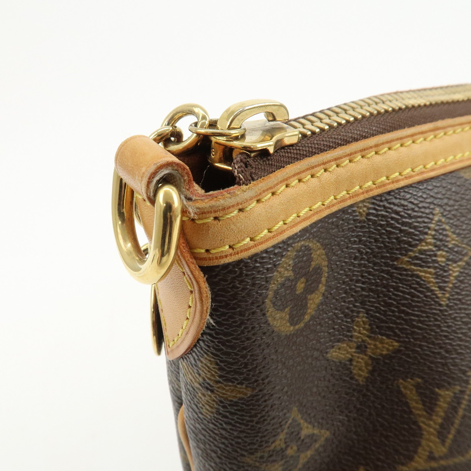 Louis Vuitton Monogram Palermo PM 2Way Hand Bag Brown M40145