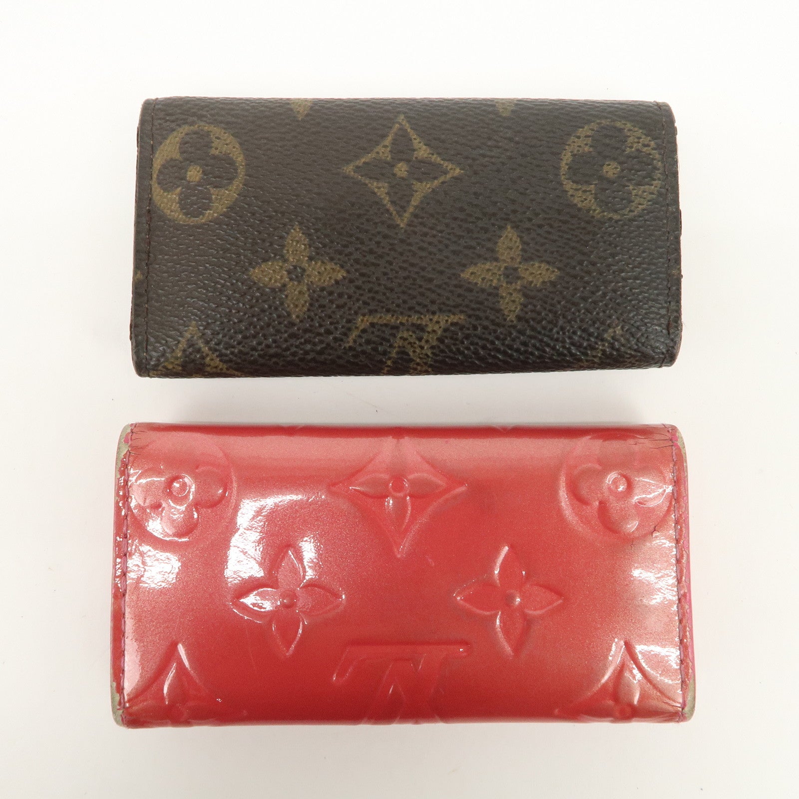 Louis Vuitton Monogram Vernis Set of 2 Key Case M9145F M62631