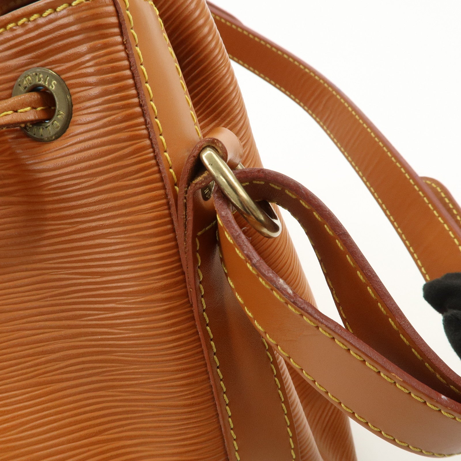 Louis Vuitton Epi Leather Petit Noe Shoulder Bag Zipang Gold M44108