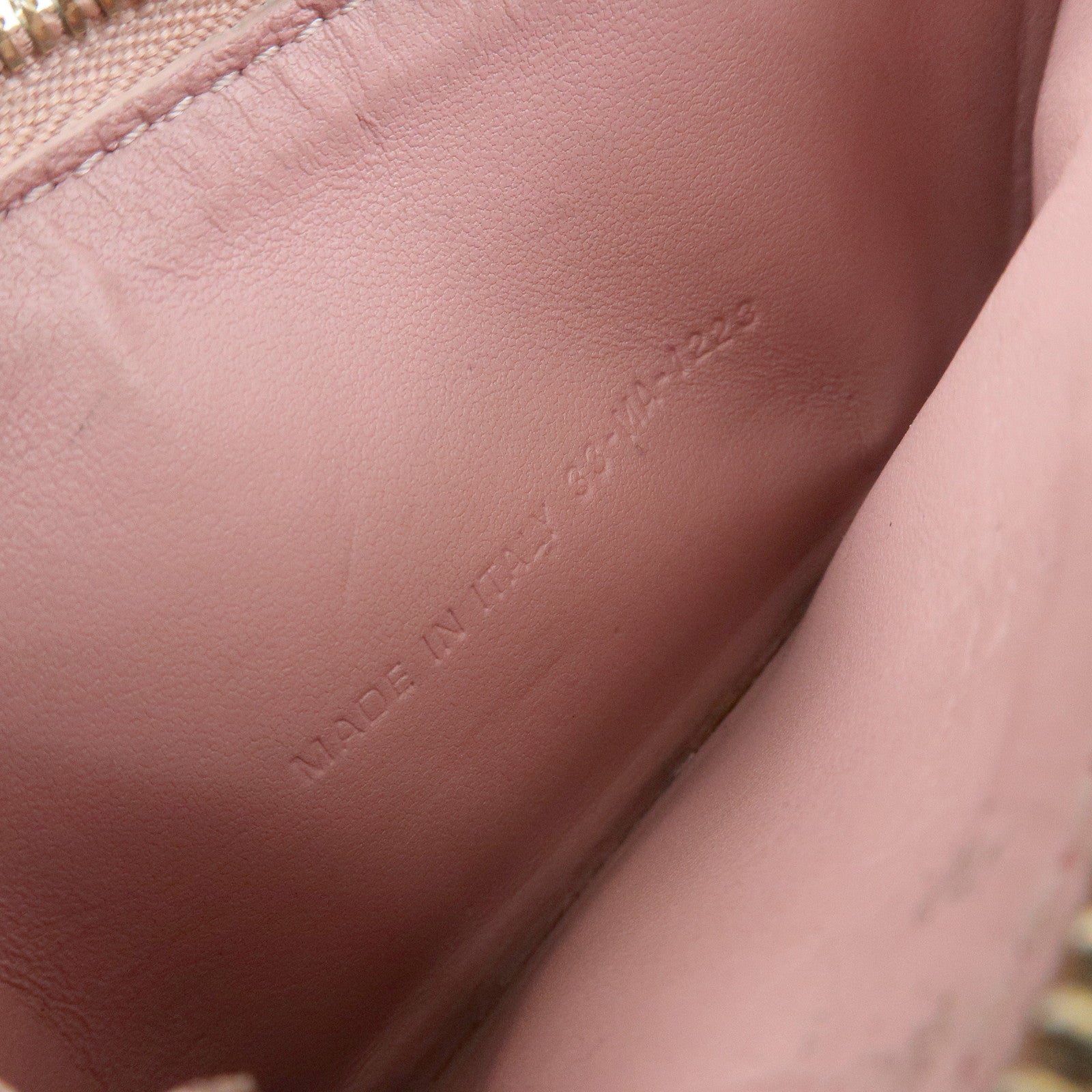 Christian Dior Lady Dior Cosmos Cannage Lambskin Card Case Pink