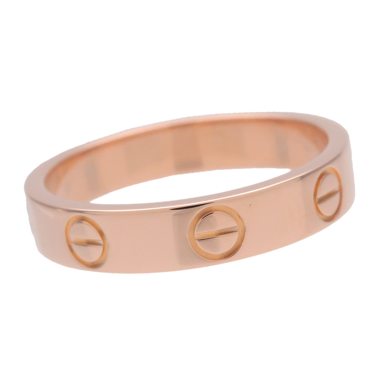 Cartier Mini Love Ring K18 750PG Rose Gold #50 US5.5 EU50 B4085000