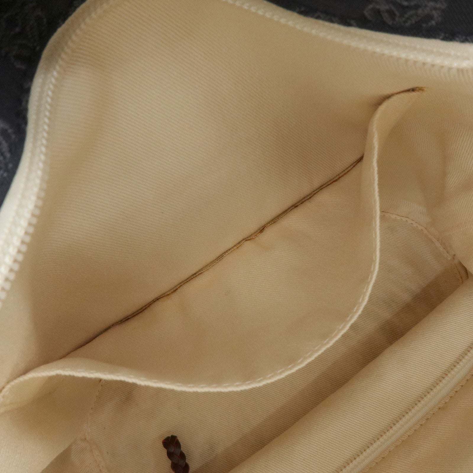 LOEWE Repeat Anagram Canvas Leather Shoulder Bag Blue Brown