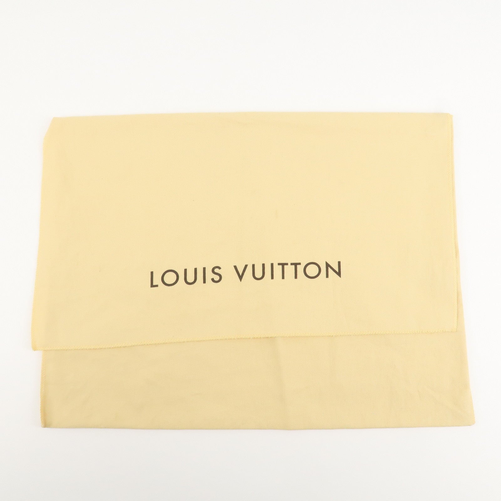 Louis Vuitton Set Of 10 Dust Bag Storage Bag Flap Style Beige Used