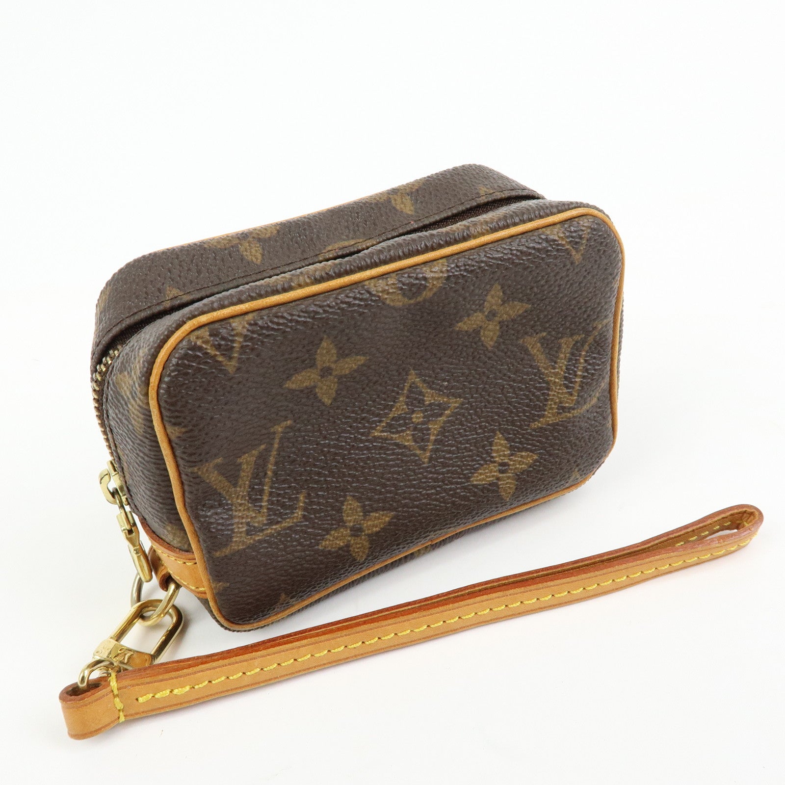 Louis Vuitton Monogram Trousses Wapity Mini Pouch Brown M58030