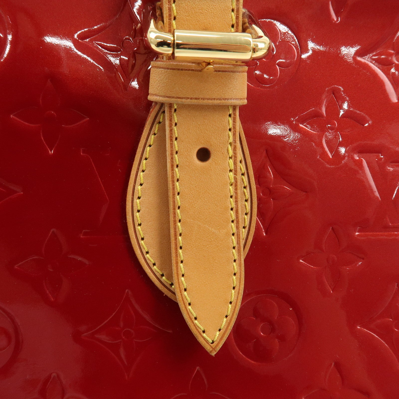 Louis Vuitton Vernis Rosewood Avenue Hand Bag Pomme D'Amour M93507