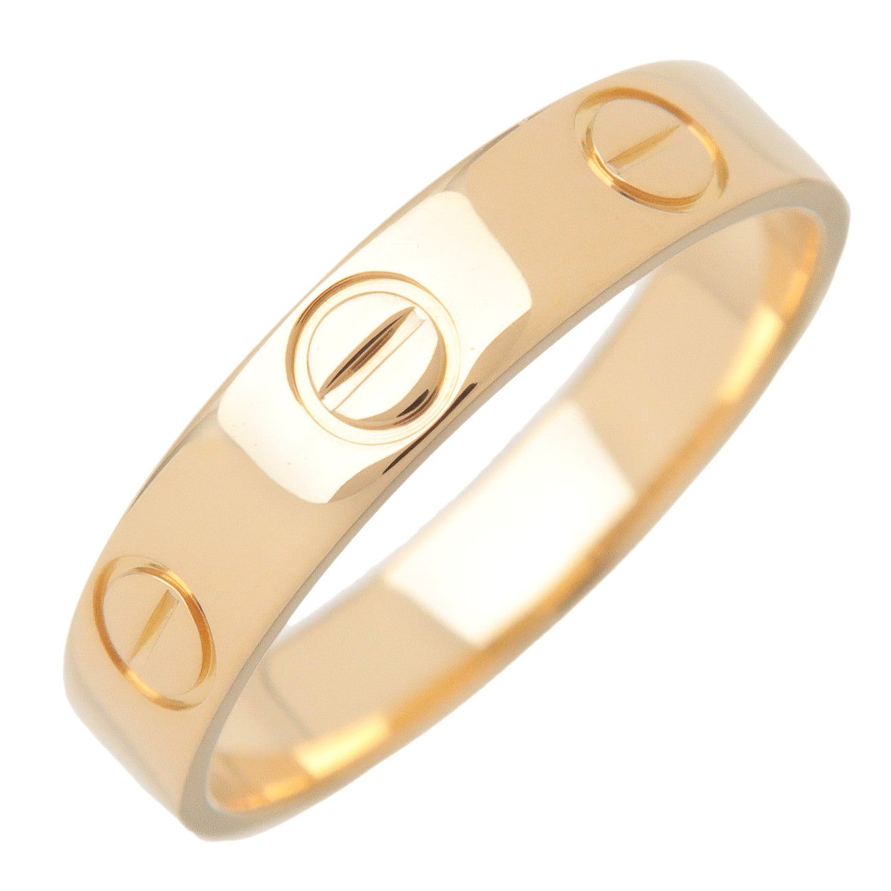 Cartier Mini Love Ring K18 750YG Yellow Gold #47 US4-4.5 EU47