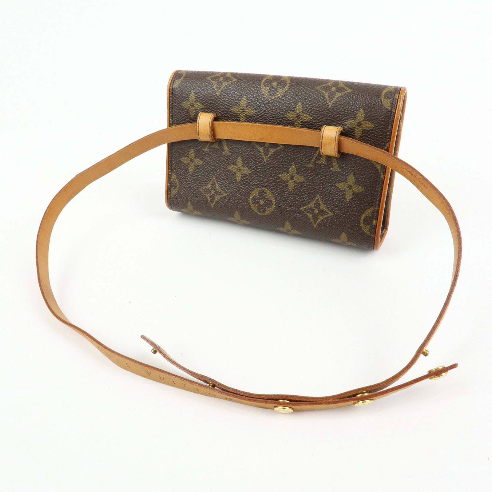 Louis Vuitton Monogram Pochette Florentine Waist Bag Belt L M51855