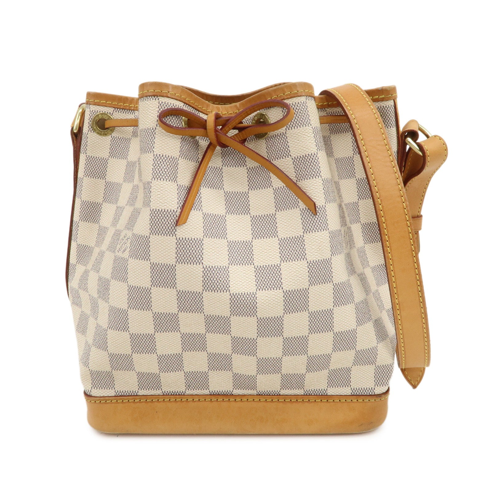 Louis Vuitton Damier Azur Canvas Leather Noe BB Shoulder Bag N41220