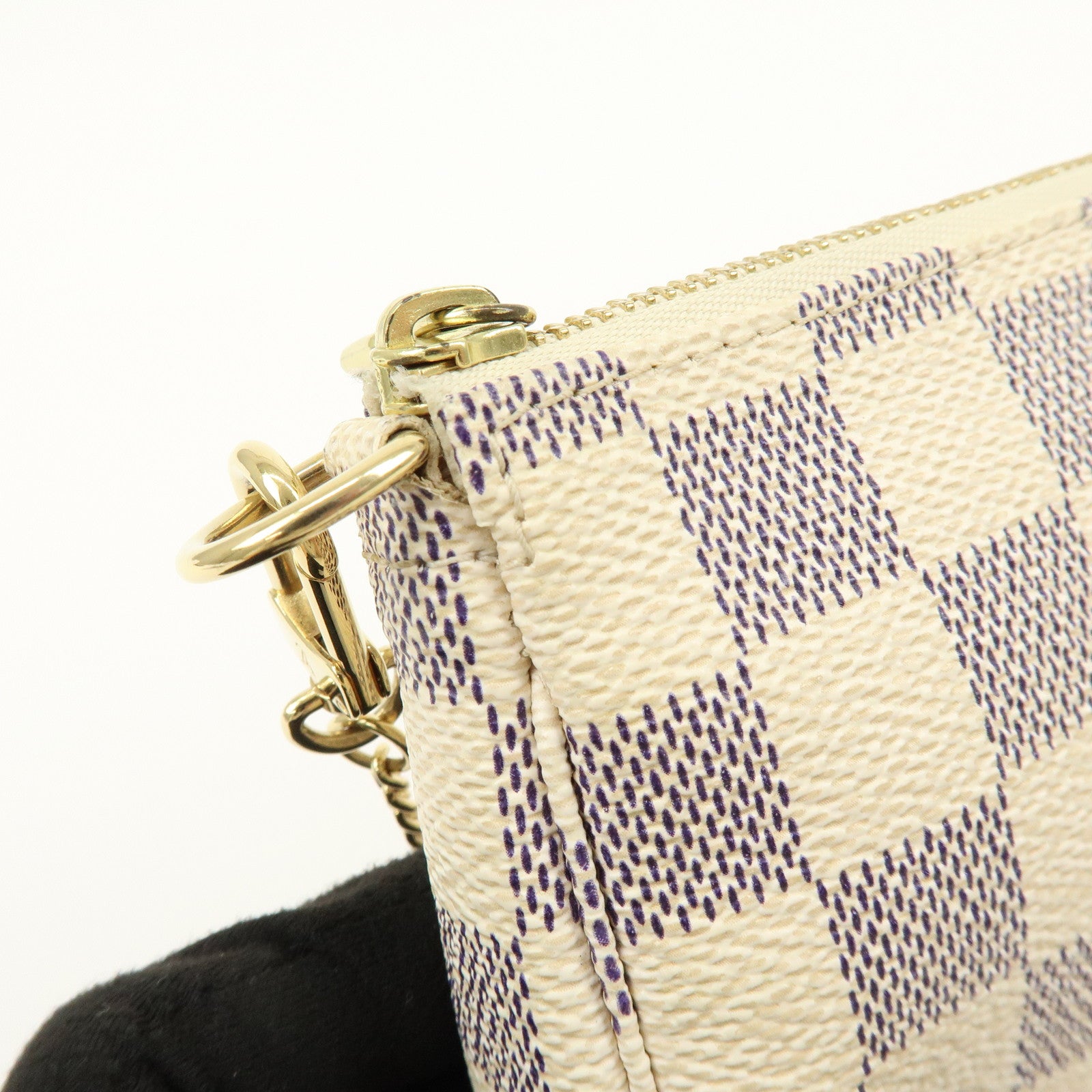 Louis Vuitton Damier Azur Mini Pochette Accesoire Pouch N58010
