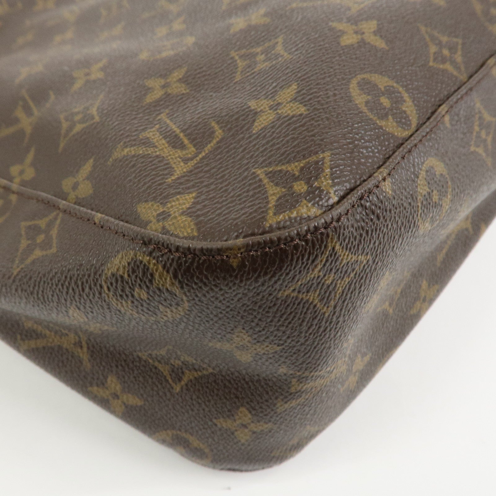 Louis Vuitton Monogram Looping GM Shoulder Bag Brown M51145