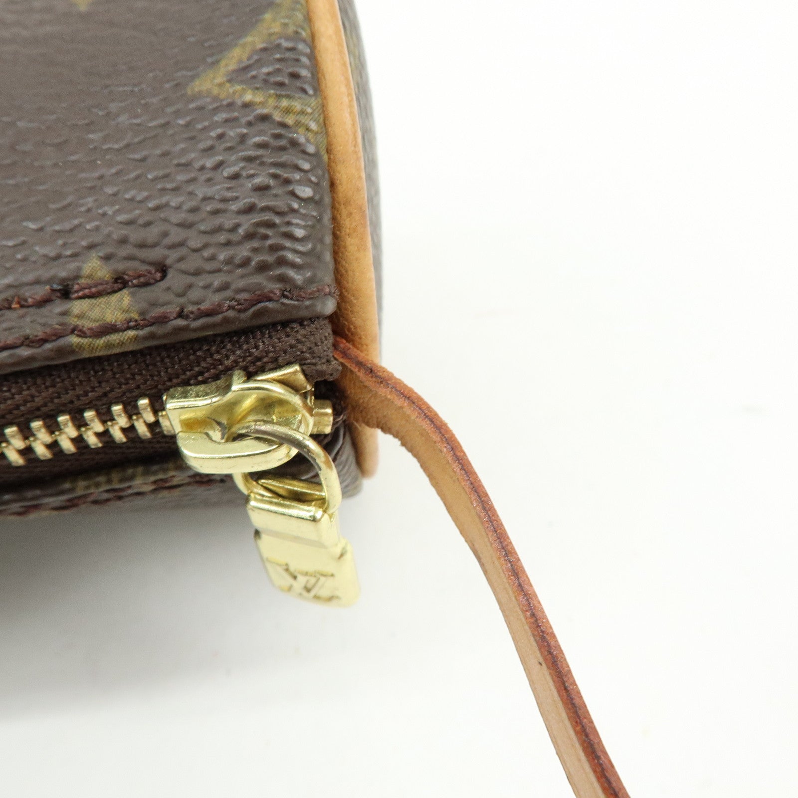 Louis Vuitton Monogram Mini Pouch for Papillon Bag Brown