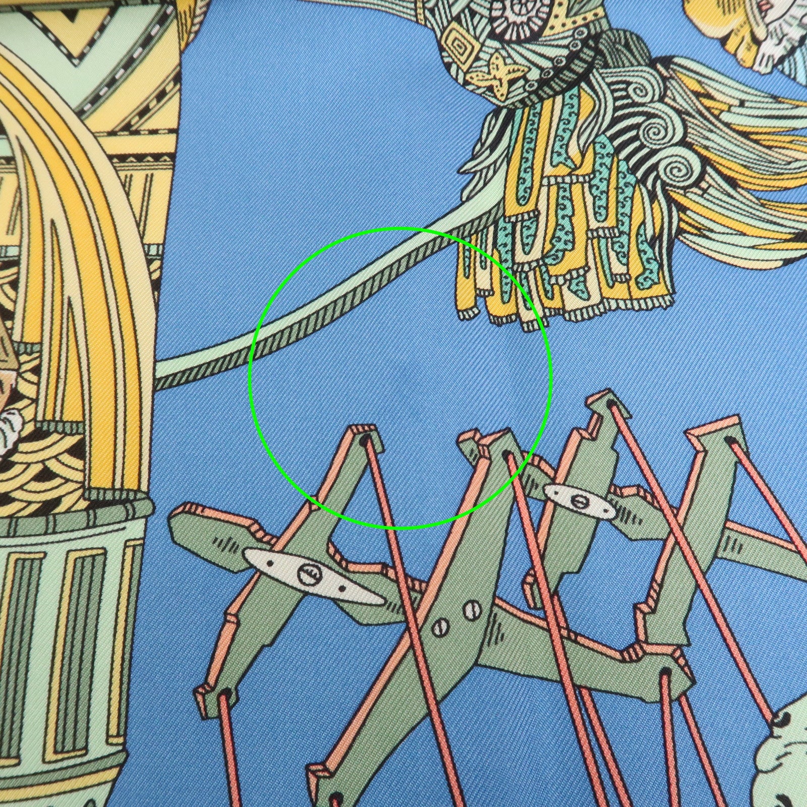 HERMES Carre 90 Silk 100% Scarf LE TEMPS des MARIONNETTES