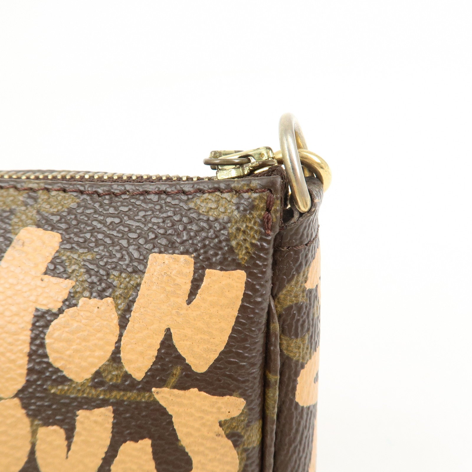 Louis Vuitton Monogram Graffiti Pochette Accessoires HandBag M92193