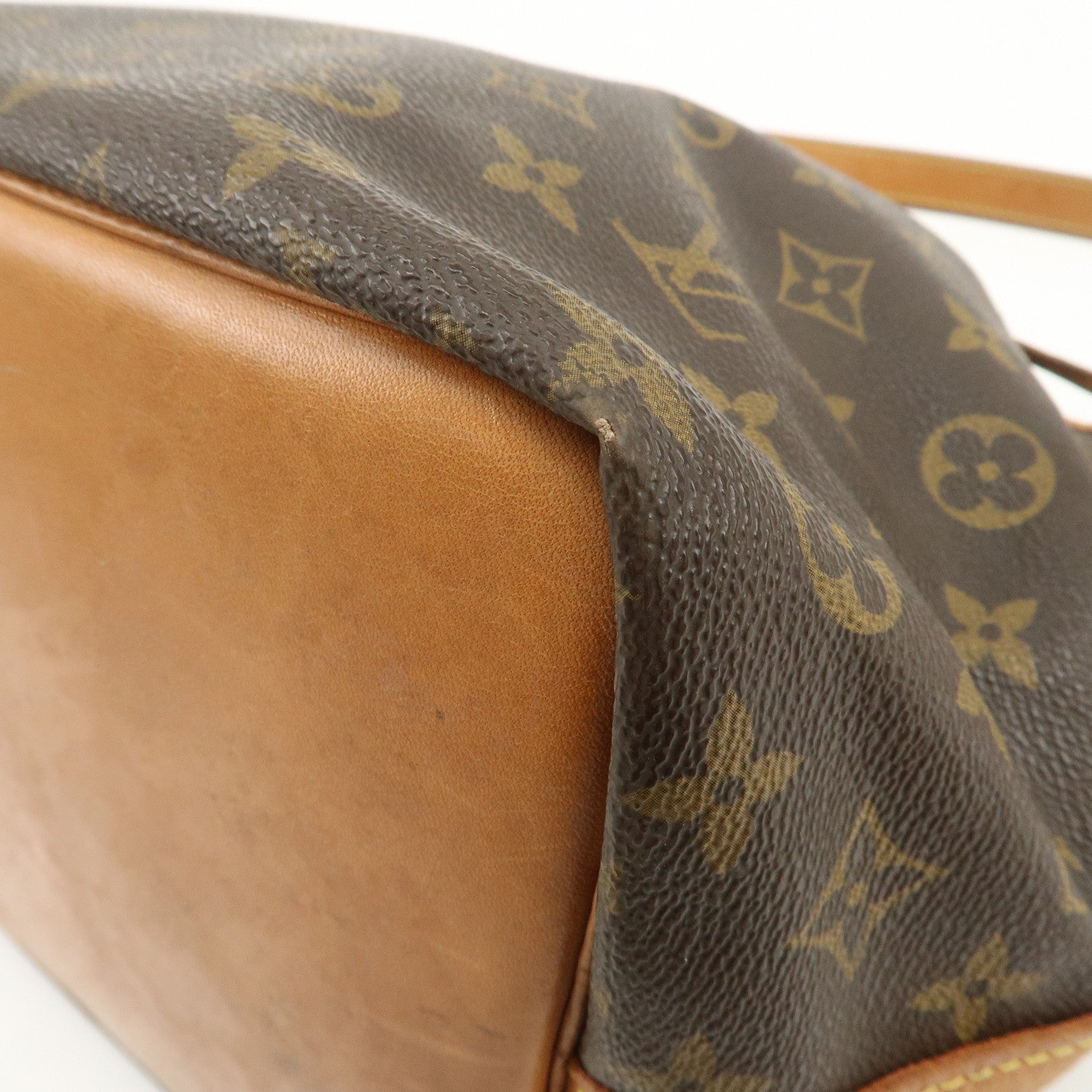 Louis Vuitton Monogram Petit Noe Shoulder Bag Brown M42226