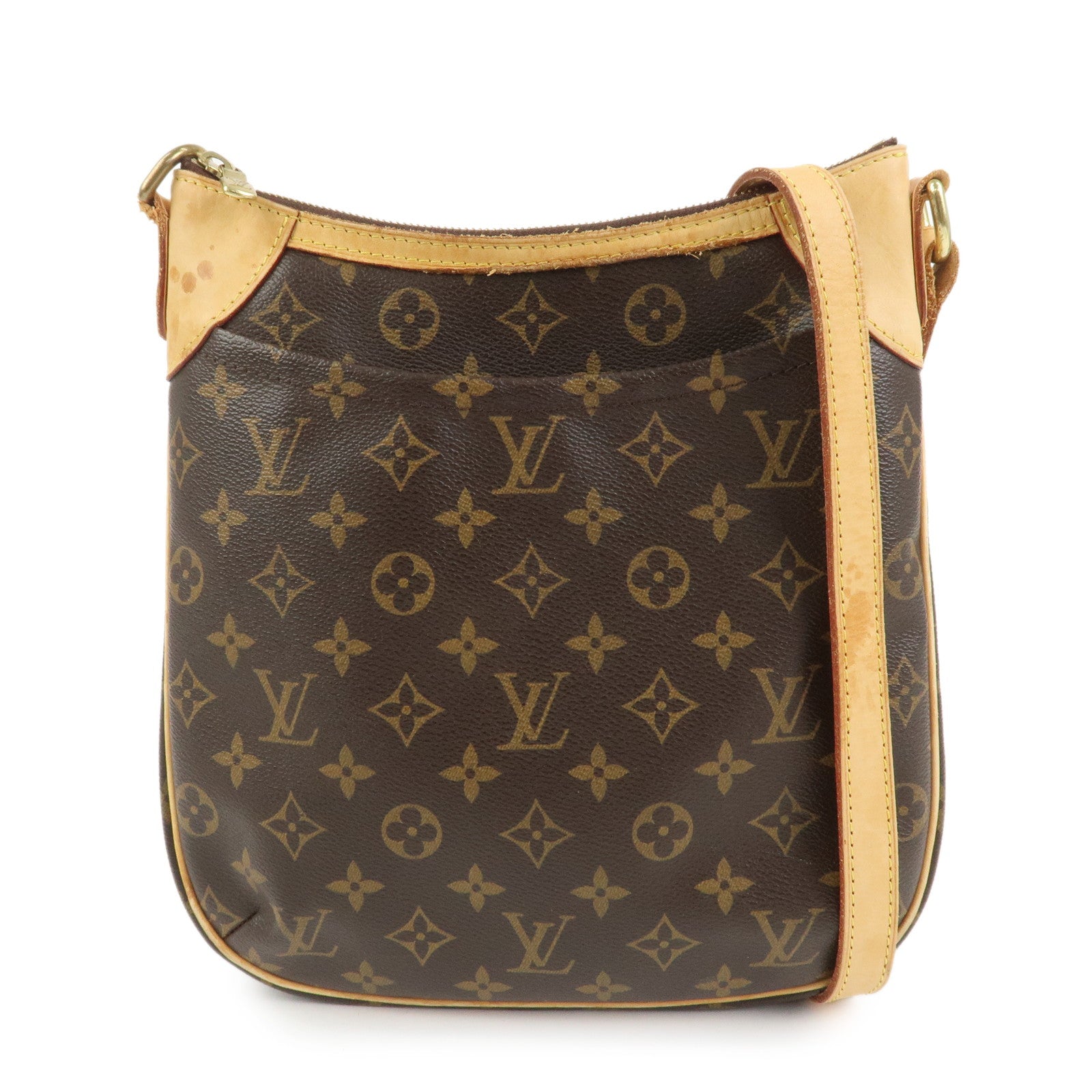 Louis Vuitton Monogram Odeon PM Shoulder Bag Brown M56390