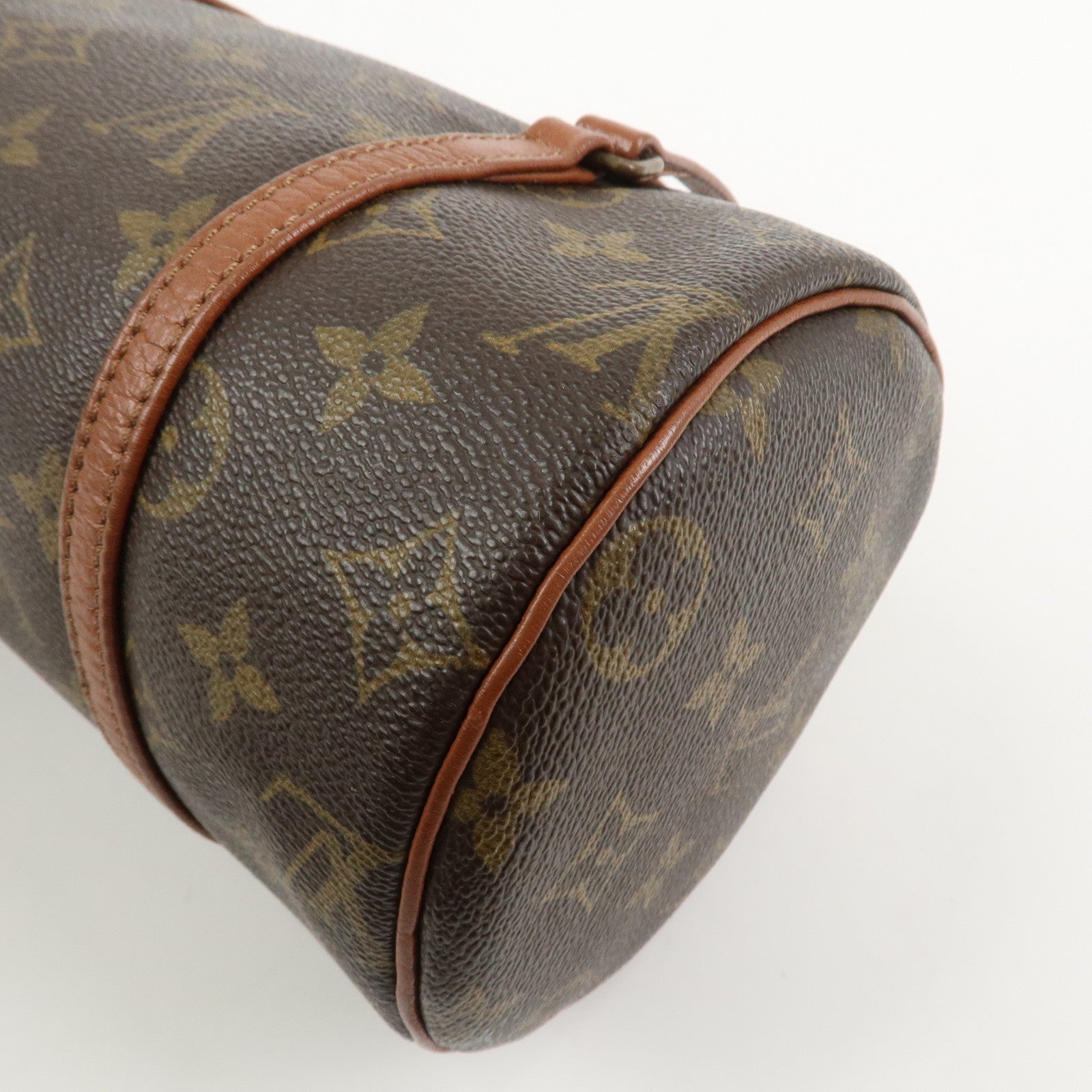 Louis Vuitton Monogram Papillon 26 Hand Bag Old Style Brown M51366
