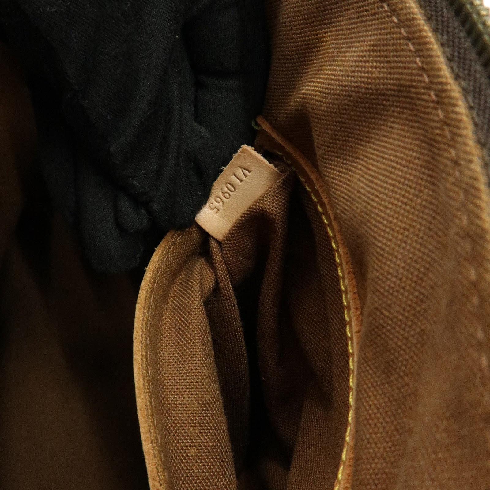 Louis Vuitton Monogram Alma Hand Bag Brown M51130
