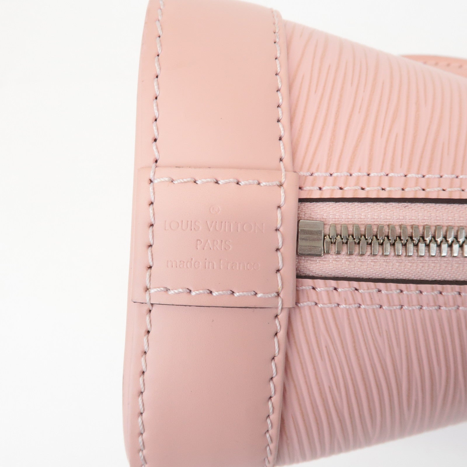 Louis Vuitton Epi Alma BB 2Way Hand Bag Rose Ballerine M41327 Used