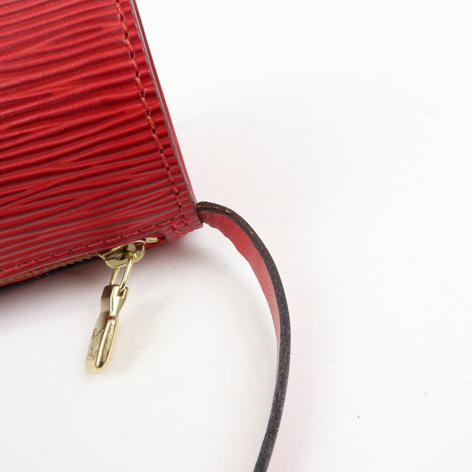 Louis Vuitton Epi Soufflot Hand Bag Castillian Red M52227