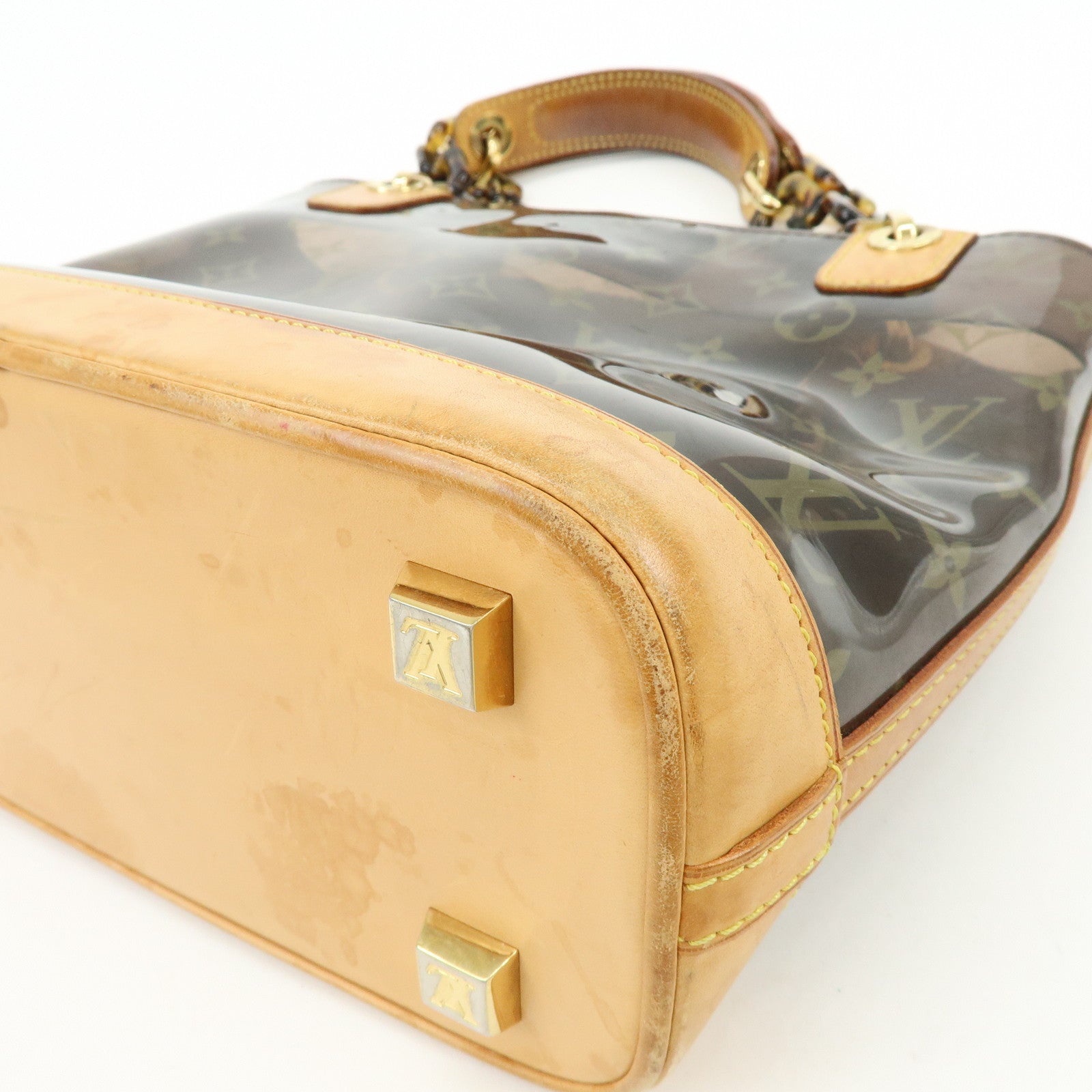 Louis Vuitton Monogram Cabas Ambre PM Tote Bag Clear Brown M92502