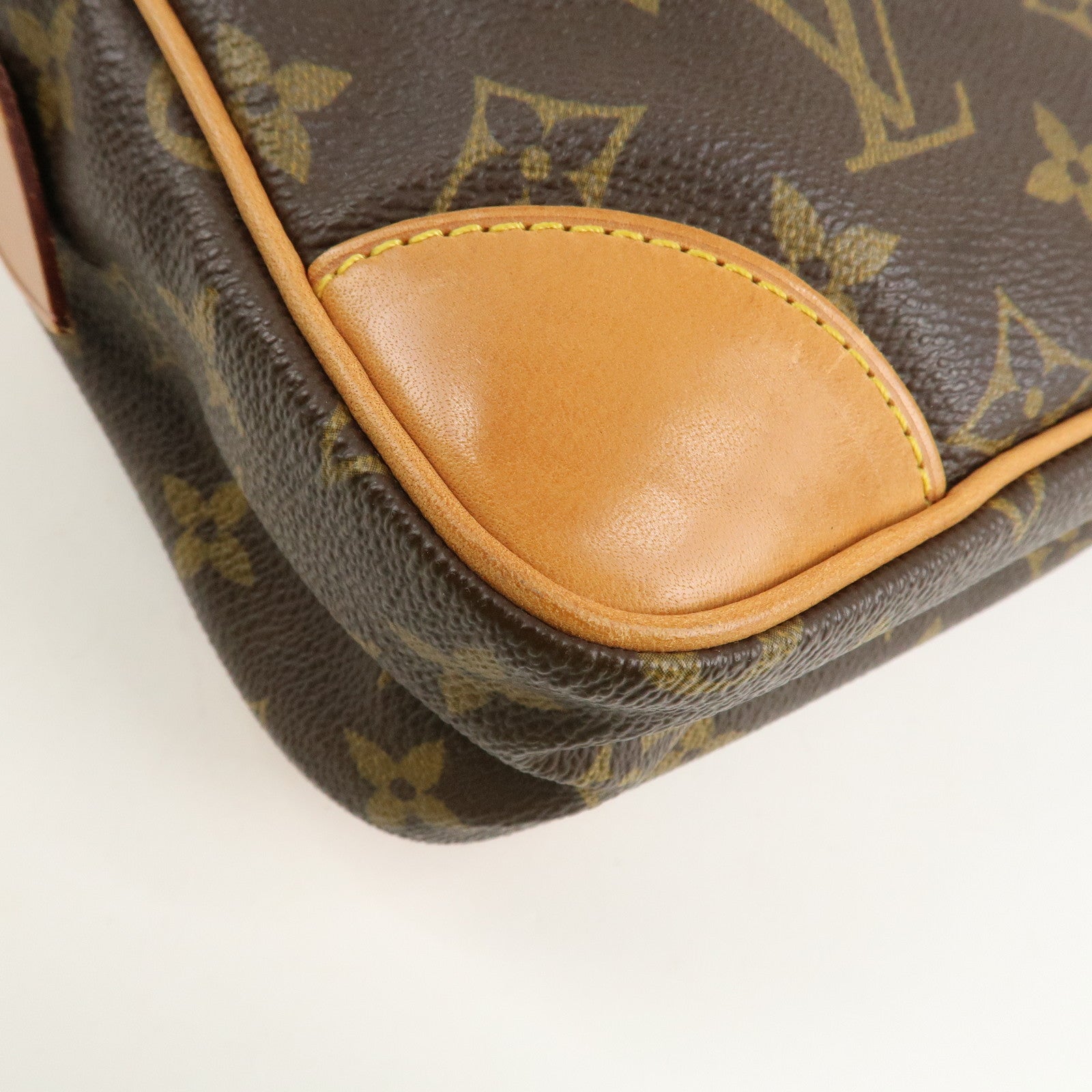 Louis Vuitton Monogram Compiegne 28 Pouch Clutch Bag Brown M51845 Used