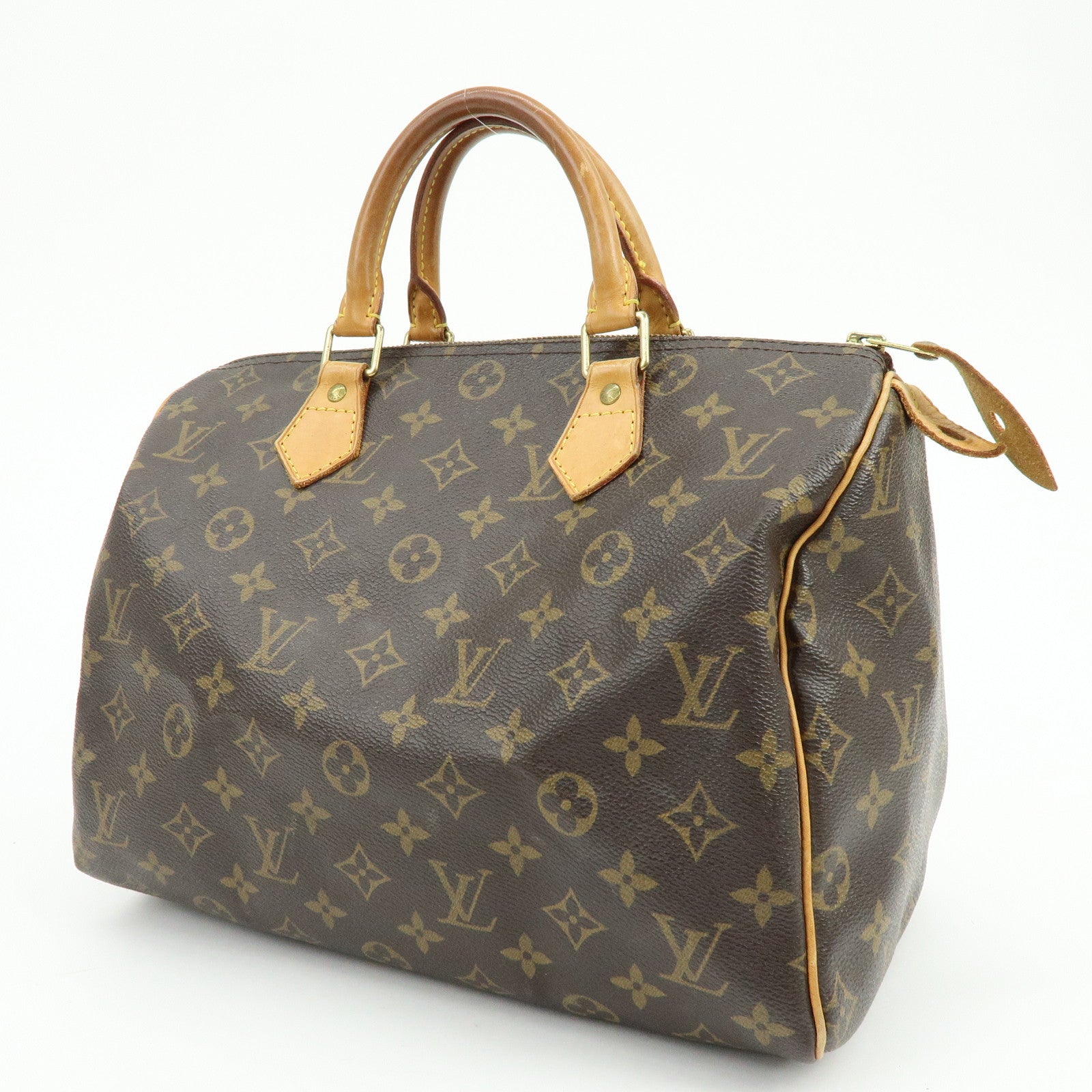 Louis Vuitton Monogram Speedy 30 Boston Bag Hand Bag Brown M41526