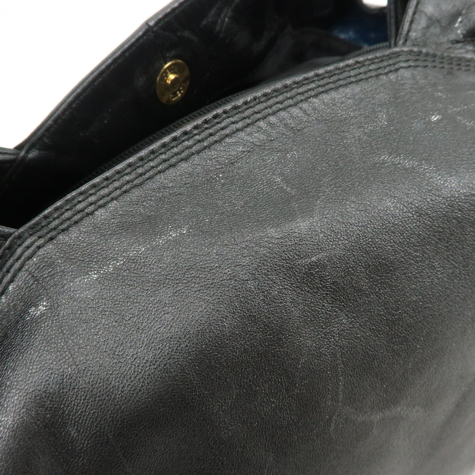 LOEWE Anagram Nappa Aire Leather Hand Bag Shoulder Bag Black