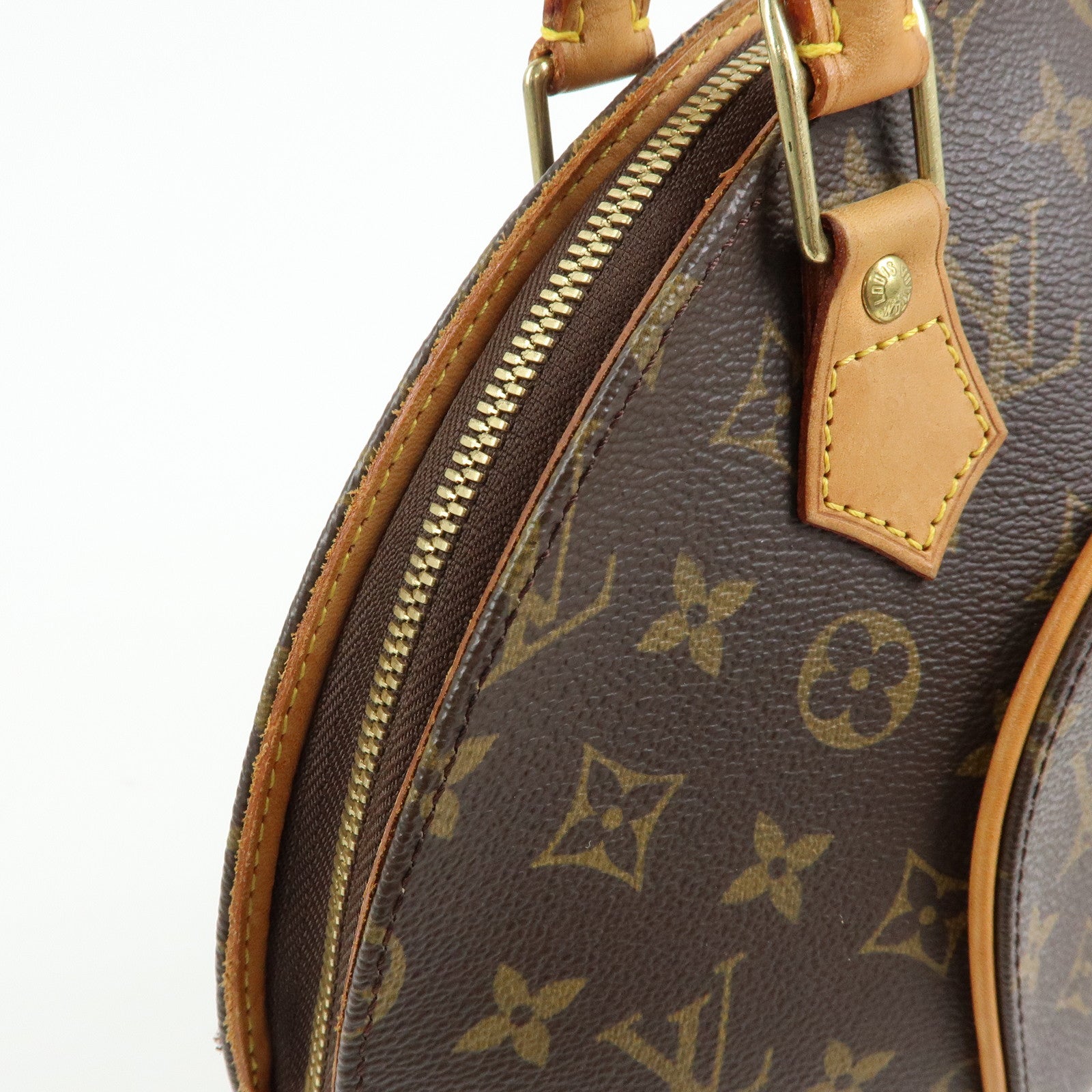 Louis Vuitton Monogram Ellipse PM Hand Bag Brown M51127