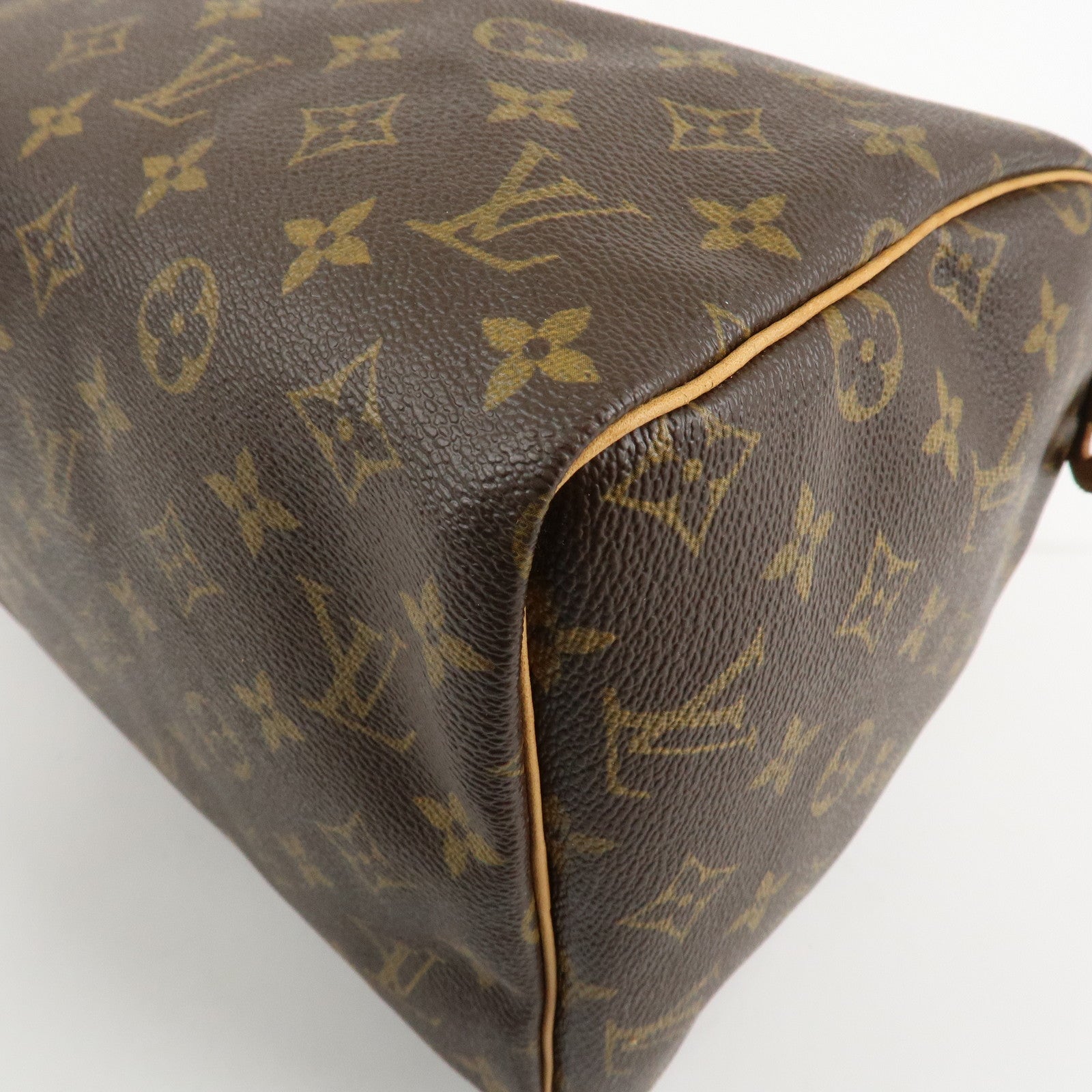 Louis Vuitton Monogram Speedy 30 Hand Bag Boston Bag M41526 Used